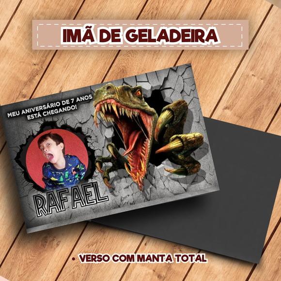 Imã de Geladeira Personalizado Dinossauro