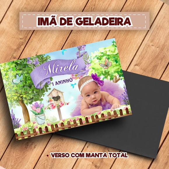 Imã de Geladeira Personalizado Jardim Encantado