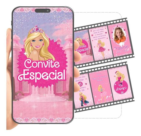 Convite Animado Barbie