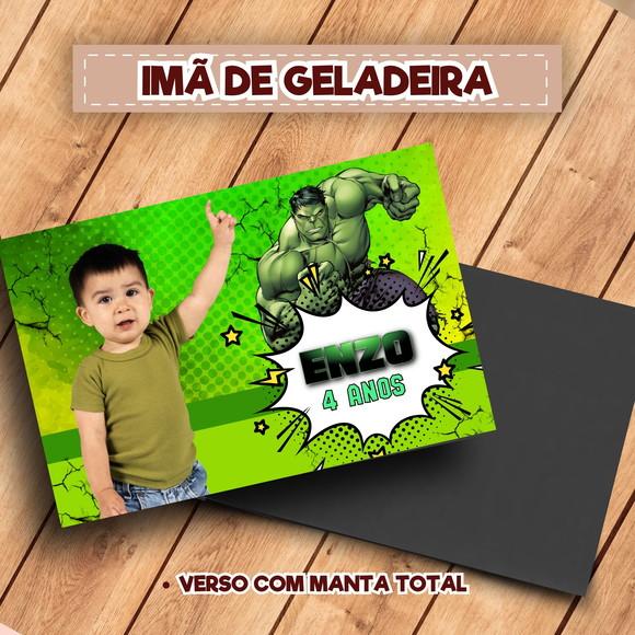 Imã de Geladeira Personalizado Hulk