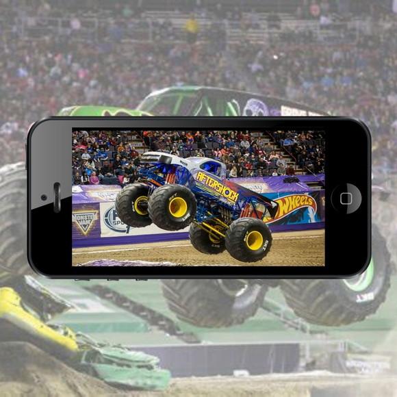 Convite de Aniversário Animado- Monster Jam