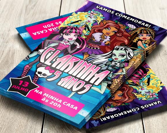Convite Digital Monster High