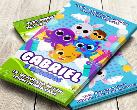 Convite Impresso Bolofofos