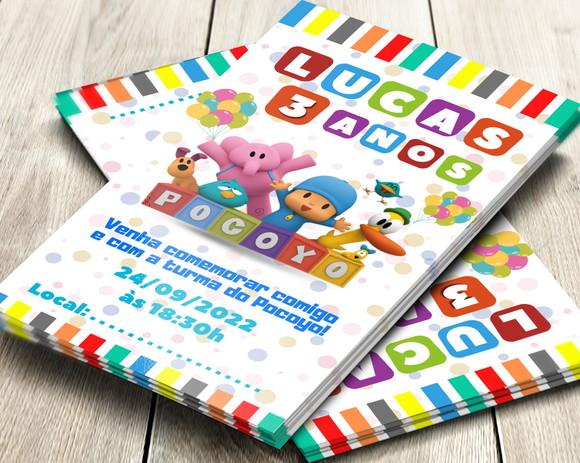 Convite Impresso Pocoyo