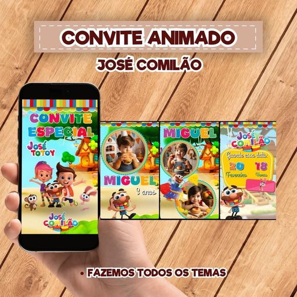 Convite Animado José Comilão