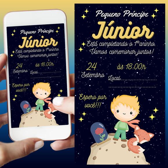 Convite Digital Pequeno Príncipe