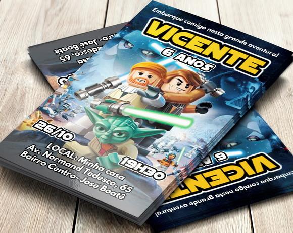 Convite Digital Lego Star Wars