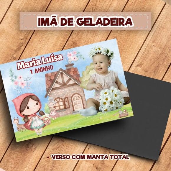 Imã de Geladeira Personalizado Chapeuzinho Vermelho