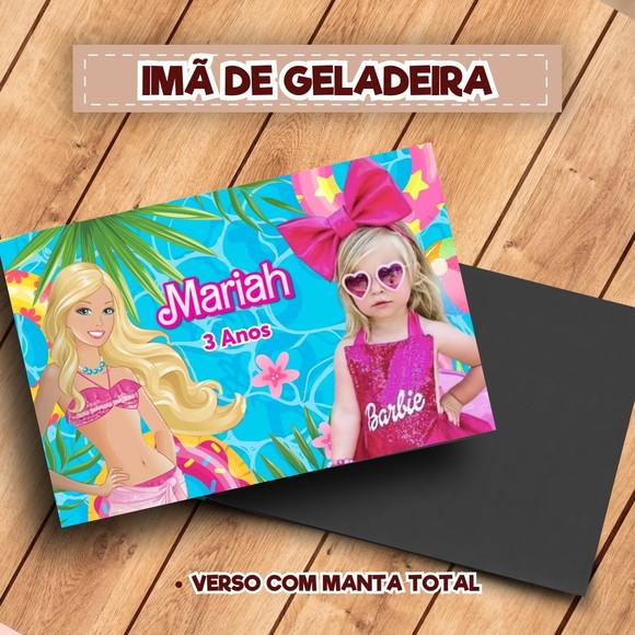 Imã de Geladeira Barbie Pool