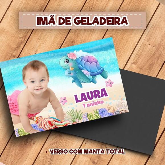 Imã de Geladeira Fundo do Mar Menina