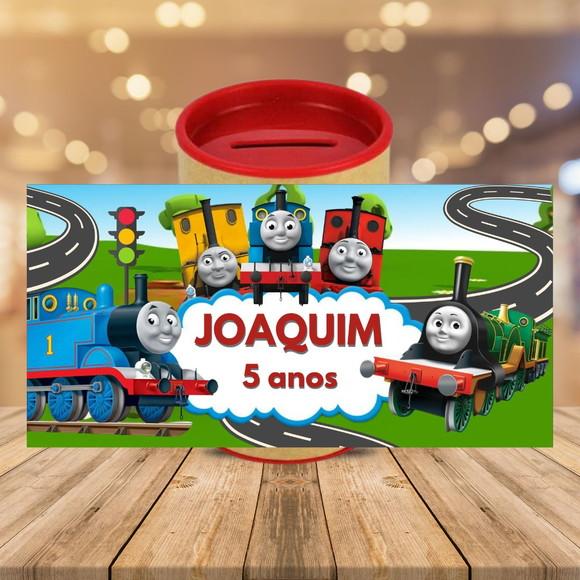 Adesivo para Cofrinho Thomas e Seus Amigos