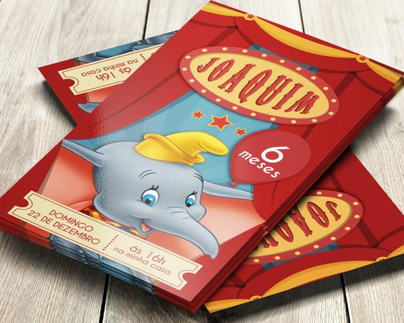 Convite Impresso Dumbo