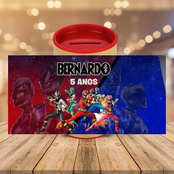 Adesivo para Cofrinho Power Rangers