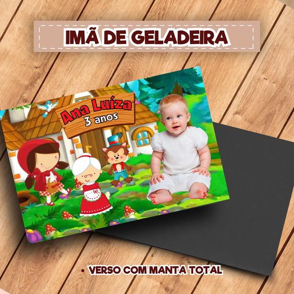 Imã de Geladeira Personalizado Chapeuzinho Vermelho