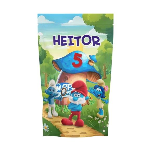 Saco Zip Lock Smurfs