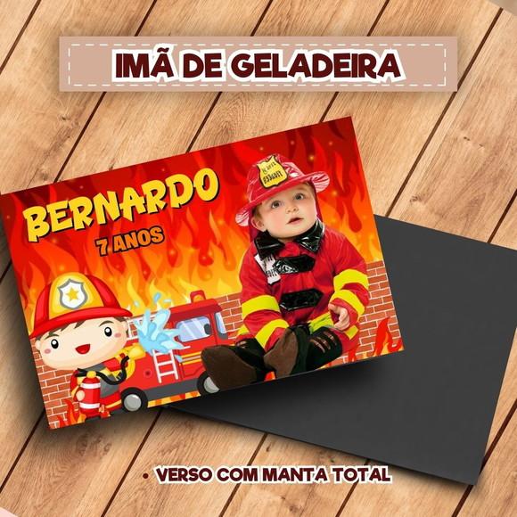Imã de Geladeira Bombeiro