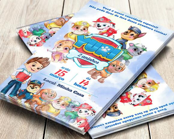 Convite Digital Patrulha Canina