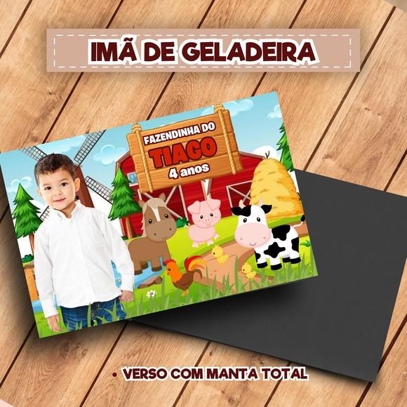 Imã de Geladeira Personalizado Fazendinha