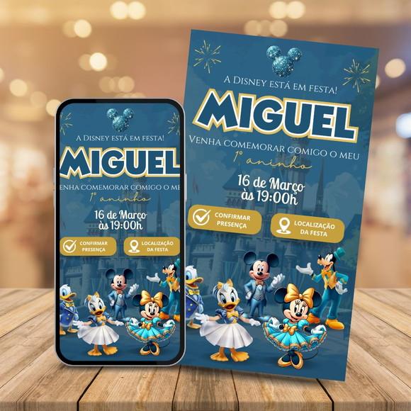 Convite Digital Interativo Mickey