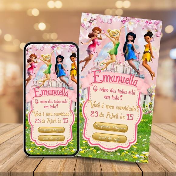 Convite Digital Interativo Tinkerbell
