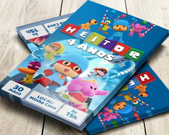 Convite Impresso Pocoyo
