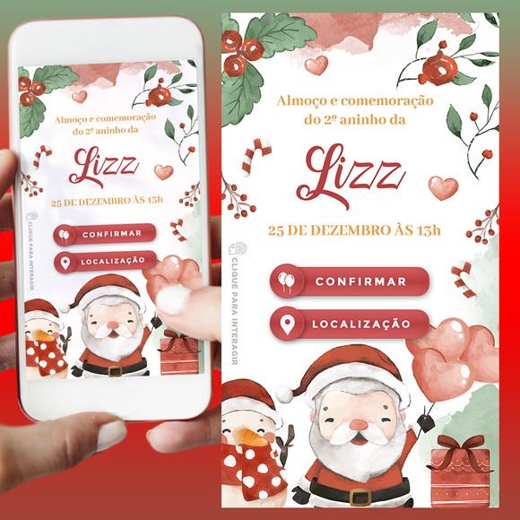 Convite Digital Interativo Natal