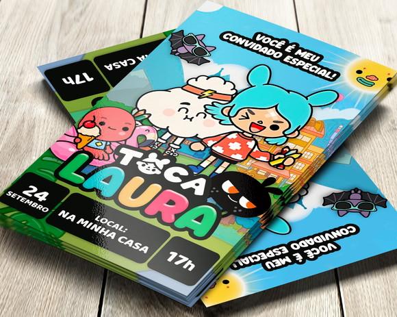 Convite Digital Toca Life