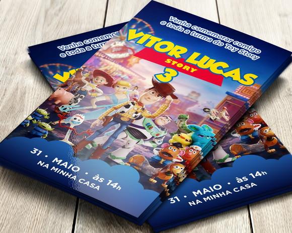 Convite Digital Toy Story