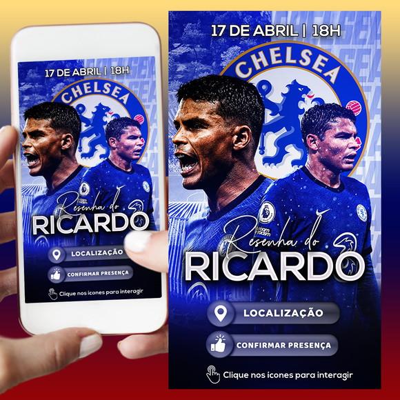 Convite Digital Interativo Chelsea
