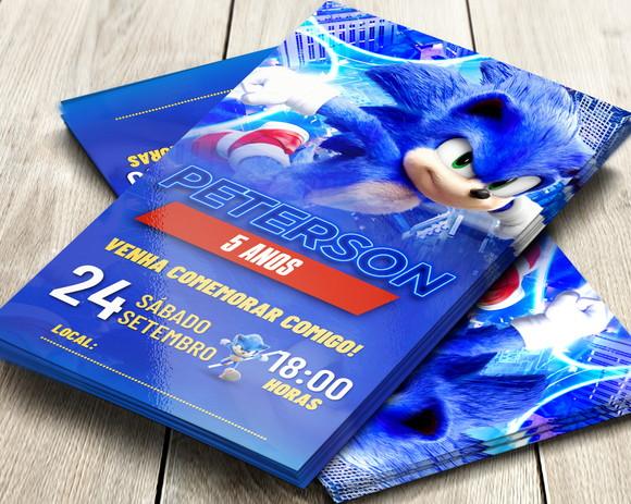 Convite Digital Sonic