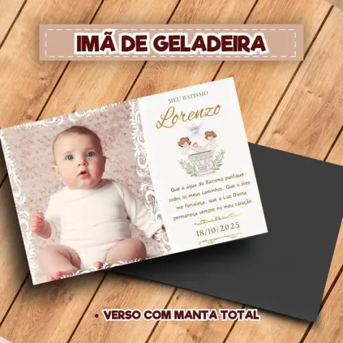 Imã de Geladeira Batizado