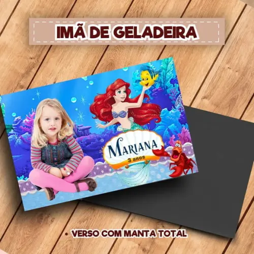 Imã de Geladeira Personalizado Ariel