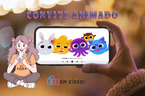 Convite Animado Bolofofos