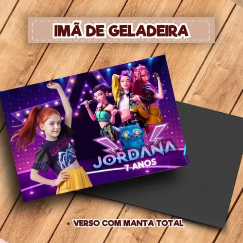 Imã de Geladeira Guerreiras do Kpop