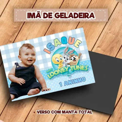 Imã de Geladeira Looney Tunes Baby
