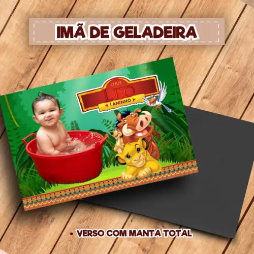 Imã de Geladeira Rei Leão