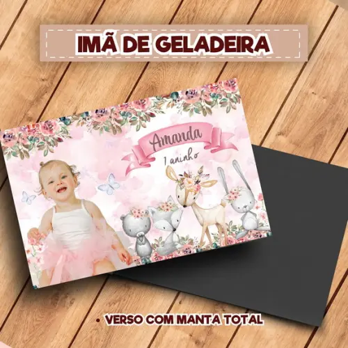 Imã de Geladeira Personalizado Bosque Encantado