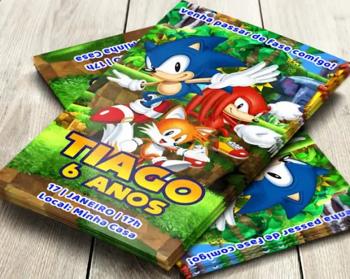 Convite Digital Sonic