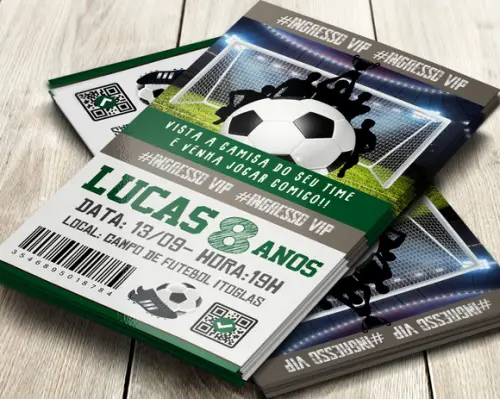 Convite Digital Futebol
