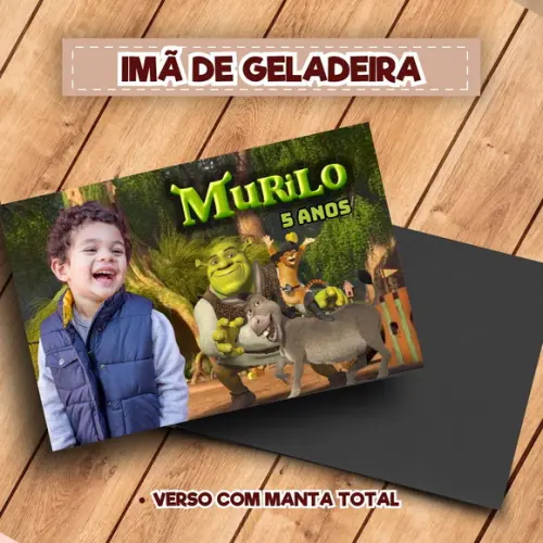 Imã de Geladeira Personalizado Shrek