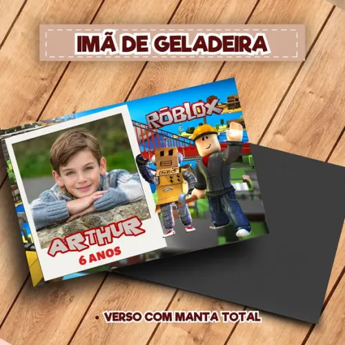 Imã de Geladeira Personalizado Roblox