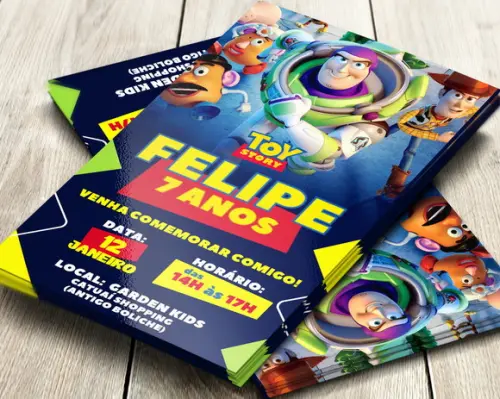 Convite Digital Toy Story