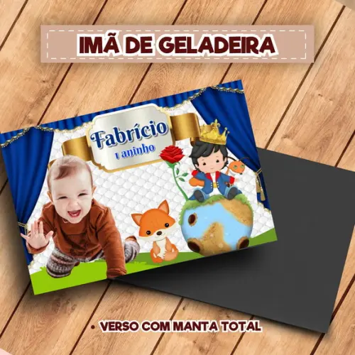 Imã de Geladeira Personalizado Pequeno Príncipe