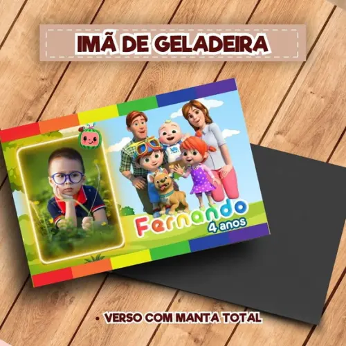 Imã de Geladeira Cocomelon