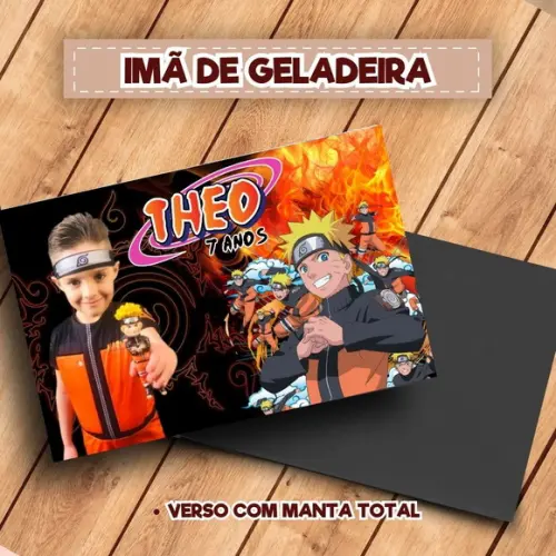 Imã de Geladeira Naruto