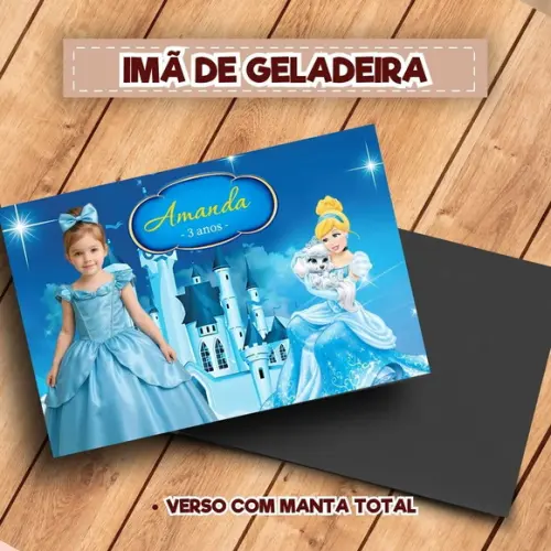 Imã de Geladeira Cinderela