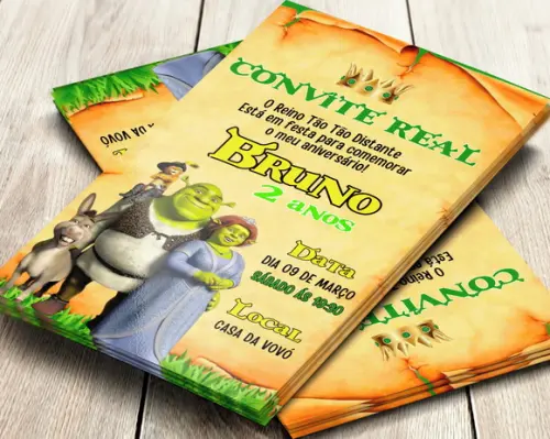 Convite Digital Shrek