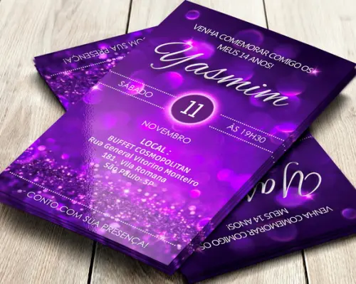 Convite Impresso Euphoria