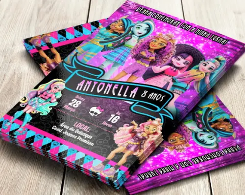 Convite Digital Monster High