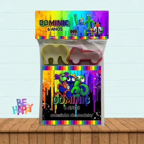 Kit Massinha de Modelar Rainbow Friends